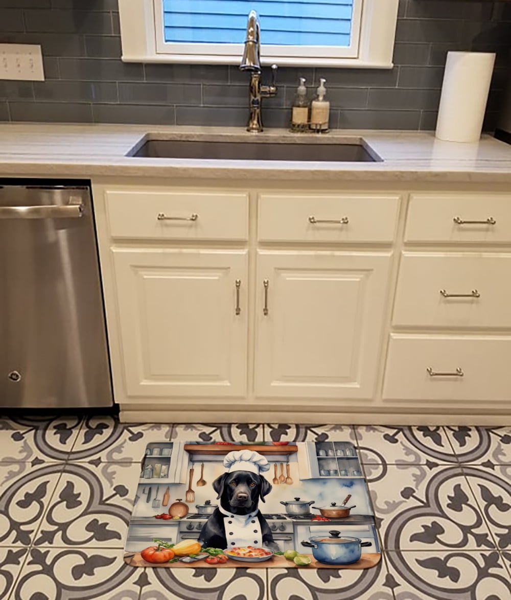 Yorkie Yorkshire Terrier The Chef Memory Foam Kitchen Mat