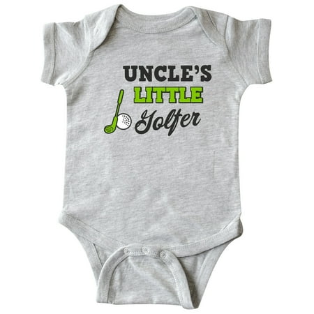 

Inktastic Uncles Little Golfer with Golf Club and Ball Gift Baby Boy or Baby Girl Bodysuit