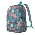thumbnail image 2 of Romantic Rose Floral Print Backpack – Lightweight Artistic Canvas Daypack with Oxford Durable Anti-theft Build, 2 of 5