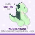 thumbnail image 4 of Warm Pals - Daniel Dragon - 1.5lbs - Cozy Microwavable Lavender Scented Plush Toys - Heated Stuffed Animal - Heatable Coolable Bedtime Comfort Plushie, 4 of 6