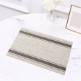 thumbnail image 4 of Pvc Placemats Dining Table Placemat Waterproof Heat-resistant Stylish Striped Pattern Ideal for Home Kitchen Waterproof Placemats, 4 of 8