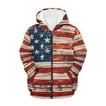 thumbnail image 5 of DISNIMO American Flag Hoodie Kids Zip Hoodies for Boys 6-7 Full Zip Hoodie Kids Sweatshirts Zip Up Hoodie Sweatshirt for Boys Hooded Jacket Childrens Hoodie Jackets 4Th of July Hoodies Girls, 5 of 7