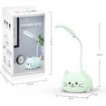 thumbnail image 5 of Mini cat night light usb rechargeable foldable for kids room pink, 5 of 5