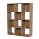 thumbnail image 2 of Mueble Organizador de 12 Cubos Madik Multiusos en Color Café Nuez, 2 of 5