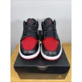 thumbnail image 2 of Ni-k-e NEW Ni-k-e Air Jordan 1 Low Shoes "Bred Toe" Black White 553558-066 Men's Size 10, 2 of 6