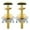 Golden, variant on 2pcs Toilet Seat Fixing Bolts Toilet Seat Fixing Screws Parts Metal Fixing Screw