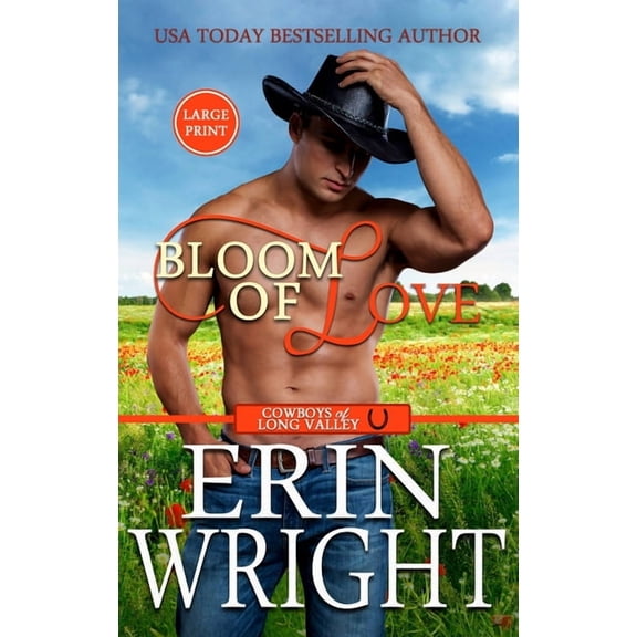 Cowboys of Long Valley Romance - Large P Bloom of Love: A BBW Interracial Western Romance (Large Print - Hardcover), Book 10, (Hardcover)