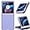 Purple, variant on for Motorola Razr Plus 2023 Case Cover, Rhombus Diamond Pattern Phone Case for Women Girl Luxury Protective Case for Motorola Razr Plus 2023, Moto Razr , White