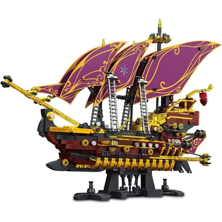 Honchoes Pirate Ship Building Set with LED Compatible with Lego Ship Model Toy for Adults Boys 2285 Pcs
