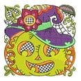 thumbnail image 3 of Jacobean Pumpkins (1) Embroidery Designs - All Popular Formats Included - Loaded on USB Stick, 3 of 10