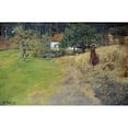 thumbnail image 3 of Thaulow, Fritz 14x11 Black Modern Framed Museum Art Print Titled - Haymaking, Stord, 3 of 5