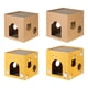 thumbnail image 2 of Casa de cartón para gatos Caja de cartón corrugado para escondite de conejos, 2 of 5