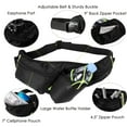 thumbnail image 2 of Sports Waist Pack Bag Running Belt Fanny Pack with Water Bottle Holder for Men Women Outdoors Walking Running, Fit 6.5 inch Smartphones, 2 of 7