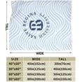 thumbnail image 3 of Salve Regina University Logo Fleece Blanket, Very Soft Microfiber Flannel Blanket for Couch Warm and Cozy for All Seasons, 3 of 8