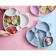 thumbnail image 4 of Toddler Kids Cute Cat Divided Plate Infant Di, For (), 4 of 4