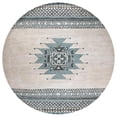 thumbnail image 5 of Alora Decor Ryder 3' x 5' Southwest/Tribal Blue/Ivory Hand-Tufted Area Rug, 5 of 5
