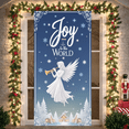 thumbnail image 4 of Angel Design Christmas Banner Joy Theme Holiday Decoration for Winter Celebration Christmas Party Home Decor, 4 of 9