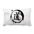thumbnail image 1 of Dao Character China Throw Pillow Lumbar Insert Cushion Cover Home Decoration, 1 of 3