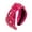 Hot Pink, variant on HNMKIU Heardband Women Baseball Knot Headband Sports Team Game Day Pearl Stylish Shiny Accessories Black,One Size