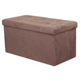 Sorbus Storage Bench Chest with Collapsible/Folding Bench Ottoman with