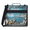 Blue, variant on Jiaoprinted Spring Hummingbird Floral Zipper 3 D-Ring Binder Bag with Shoulder Strap, Floral Bird Waterproof Expanding Binder, Multi-Pocket Portfolio Organizer Case