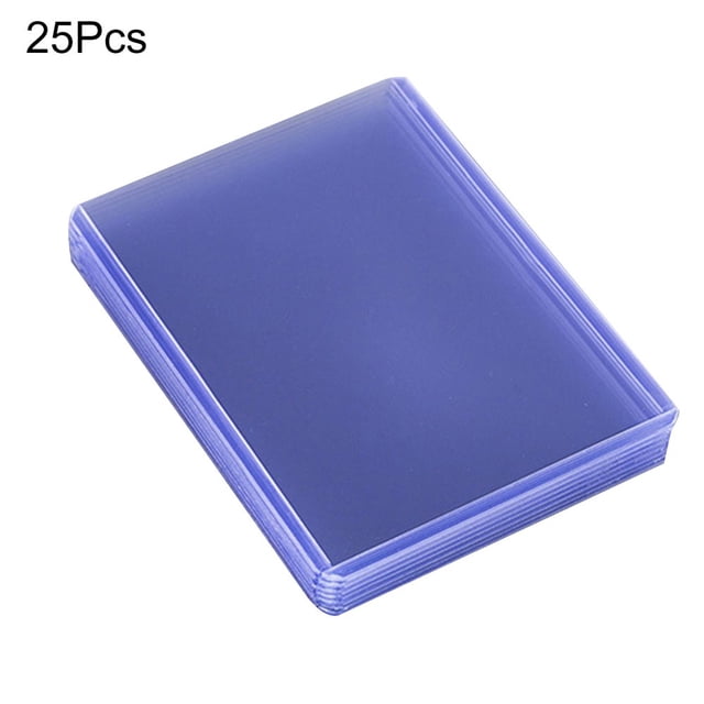 25Pcs/Set Card Sleeve Purple Scratch Resistant PVC TCG Trading Card Game Card Protector for Sport Card