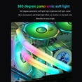 thumbnail image 3 of Tubería de Enfriamiento de Agua, Tira de Luz Suave Panorámica Programable de 360 ​​Grados 2 Pezas Fácil Instalació Profesional de Enfriamiento de Agua para Computadora de, 3 of 7