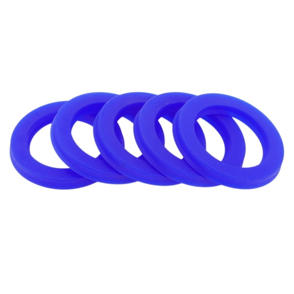 Universal Oil Seal UN Lip Seal Ring Rotary Shaft Seal 35x50x6mm High Pressure TPU Blue 5 Pcs