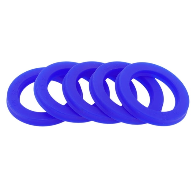 Sello de Aceite Universal Sello de Labio UN Sello de Eje Rotativo 35x50x6mm Alta Presión TPU Azul 5 Pcs