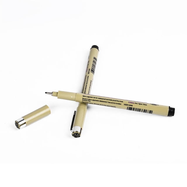 2 Piezas Rotulador Baoblaze Pluma de pintura de línea de gancho Tamaño 135 x 12 x 10 mm