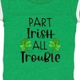 thumbnail image 4 of Inktastic Part Irish All Trouble St. Patrick's Day with Green Clovers Boys or Girls Baby Bodysuit, 4 of 5