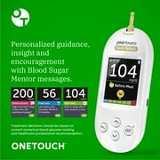 OneTouch Verio Reflect Blood Glucose Meter | Blood Glucose Monitoring System Includes Blood Sugar Meter, Lancing Device and 10 Sterile Lancets
