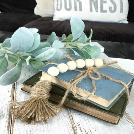 

nsendm Beads Room Farmhouse Garland Wood Kids Decor Bead Tassle Natural Baby Care Boys Stuff Babyproducts A One Size