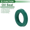 thumbnail image 3 of Anillo de Sello de Aceite Universal Unique Bargains Labio UN Sello de Eje Rotativo 25x38x7mm Alta Presión TPU Verde 5 Pcs, 3 of 7
