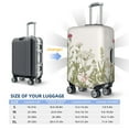 thumbnail image 6 of Balery Luggage Cover Herbs and Wildflowers Print Suitcase Covers for Luggage Elastic Washable Suitcase Protector Fits 18-32 Inch Luggage-Large, 6 of 9