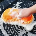 thumbnail image 7 of SPRING PARK Microfiber Chenille Cleaning Tool Washing Brush Soft Sponge Pad, Car Cleaning Tools Kit, Washing Brush Window Glass Cleaning Glove Tool, 7 of 7
