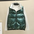 thumbnail image 1 of Veste Sans Manches pour Femmes, Manteau Court d'Hiver avec Poches, 1 of 4