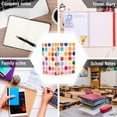 thumbnail image 6 of FORMRS 1-Subject Spiral Notebook 8" x 5" College Ruled 60 Refillable Sheet A5 Hard Cover, Colorful Circles, 6 of 7