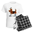 thumbnail image 4 of CafePress - Tricolor Beagle Bay Pajamas - Women's Short Sleeve Print T-Shirt and Pants Light Cotton Pajama Set, 4 of 7