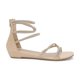 thumbnail image 4 of Sandalia DREAM PAIRS Weitz plana nude con pedrería talla 6, 4 of 8