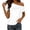 White, variant on Rutainlusire Women's Trendy Casual Metallic One Shoulder Short Sleeve Tops Blouses Women's Fashion Multi-Color Sequin Ribbed Casual Short-Sleeve Off-Shoulder T-Shirt