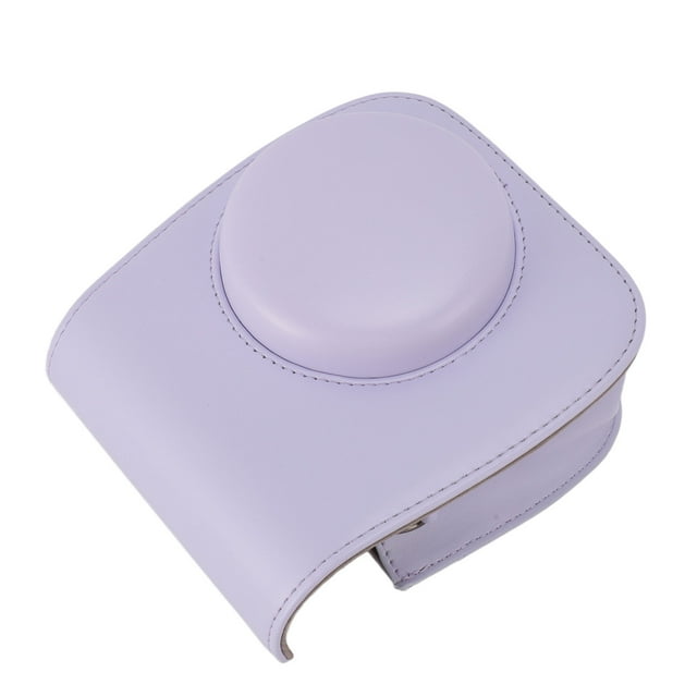 PU Leather Camera Case Instant Camera Protective Case with Photo Frames Album Shoulder Strap Selfie Mirror Filters Stickers PU Leather Camera Bag for Mini12