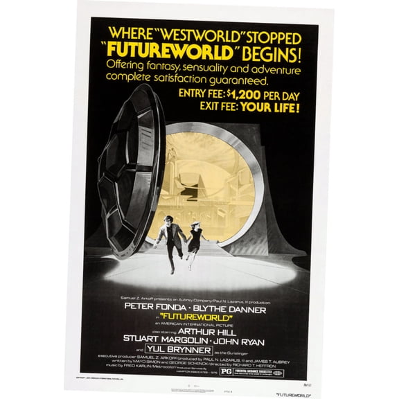 AB Posters Futureworld Movie Mini poster 11inx17in 11x17 poster Color Category: Multi, Unframed, Ages: Adults