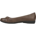thumbnail image 3 of Women's Life Stride Abigail Ballet Flat Dark Tan Faux Leather 8.5 M, 3 of 6