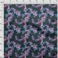 thumbnail image 4 of oneOone Velvet Teal Green Fabric Abstracts Craft Projects Decor Fabric Printed By The Yard 58 Inch Wide, 4 of 4
