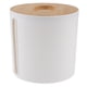 thumbnail image 5 of Dispensador de papel higiénico con tapa y soporte para rollo de papel., 5 of 7