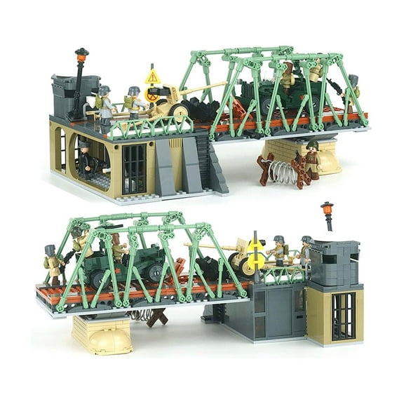 General Jim's Toys & Bricks WWII Battle of Budapest Military Building Blocks Set, 769 Pieces