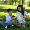 thumbnail image 3 of Muiteiur 7 Pcs Bird Stuffed Animal Giant Parrot Plush Toy with 3 Bird Babies, 2 Eggs, and 1 Nest Set, 3 of 8