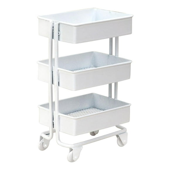 Estantería en Ruedas Zulema Suministros de 1/12 con estante de exhibición de almacenamiento de ruedas