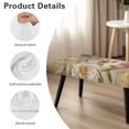 thumbnail image 6 of Whosucclay Hummingbird Flower Print Stretch Bench Cover Dustproof Rectangle Bench Seat Protector Cover for Living Room, Bedroom, Kitchen, Hotel, Party Removable Dining Chair Covers, 6 of 7